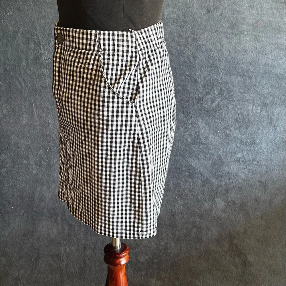 HOLLISTER WOMENS FITTED MINI CHECKERED SKIRT SZ XS - Picture 10 of 11